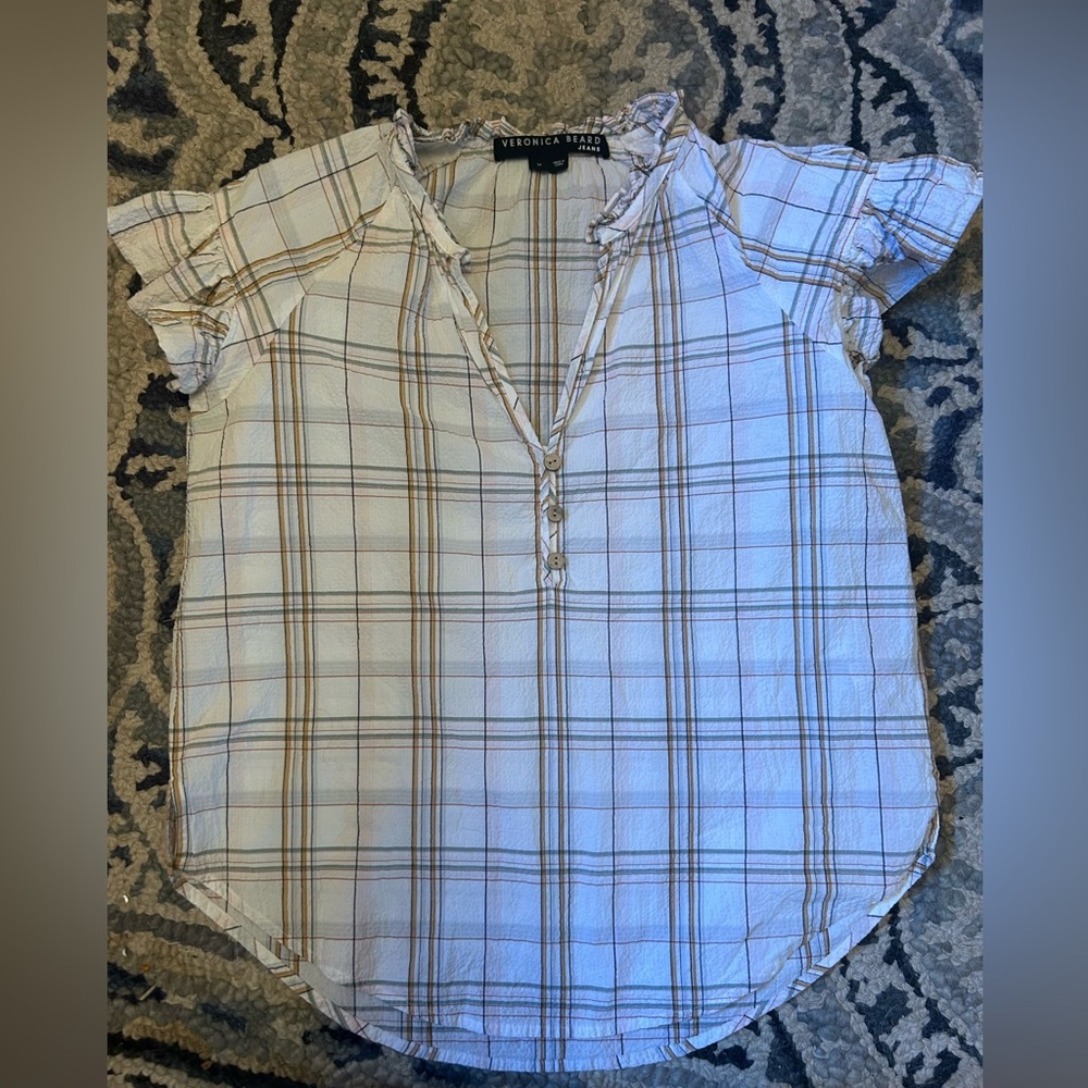 Veronica Beard Plaid Shirt